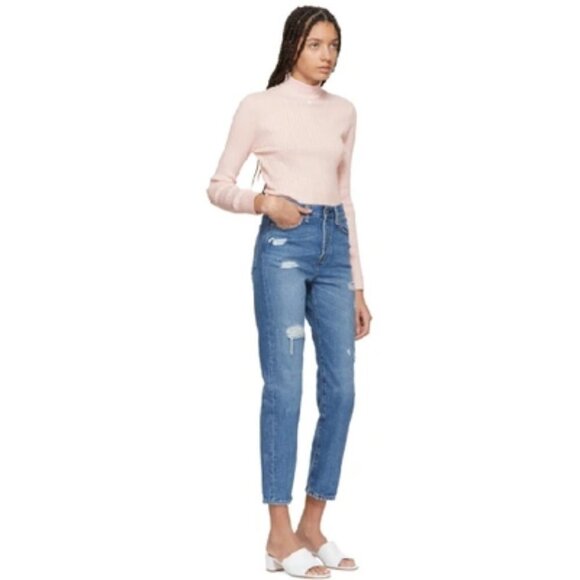 Levi's Wedgie Icon Fit Jeans Distressed Partner In Crime High Rise 22861-0024 24 - Picture 3 of 14